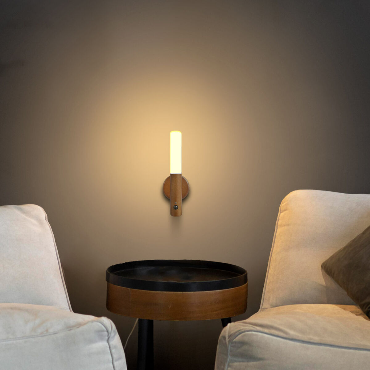 LED lampa med rörelsesensor EDM 32158 Laddningsbar Rörelsesensor